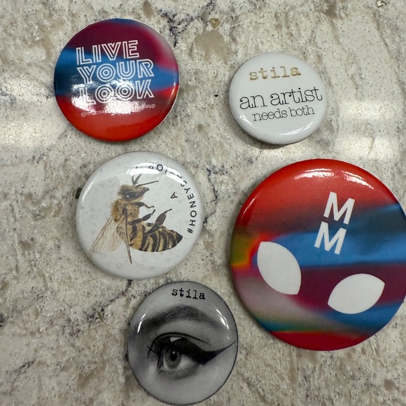 Bundle of 5 Make-up Buttons - Picture 2 of 5